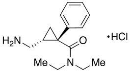 (1S-cis)-Milnacipran Hydrochloride Structure