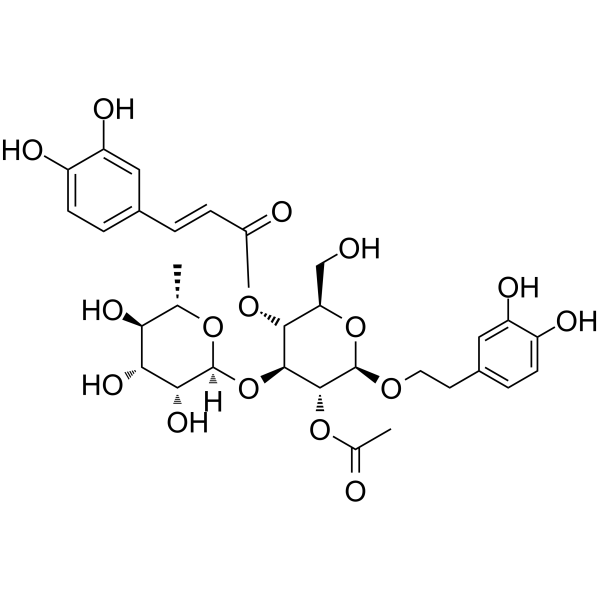 2-acetylacteoside Structure
