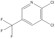 2,3-Dichloro-5-(trifluoromethyl)pyridine Structure