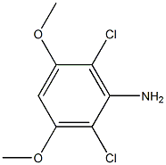 2,6-Dichloro-3,5-dimethoxyaniline Structure