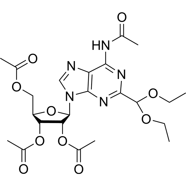 2-Diethoxymethyl adenosine Structure