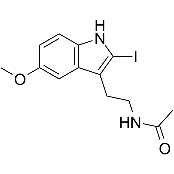 2-Iodomelatonin Structure