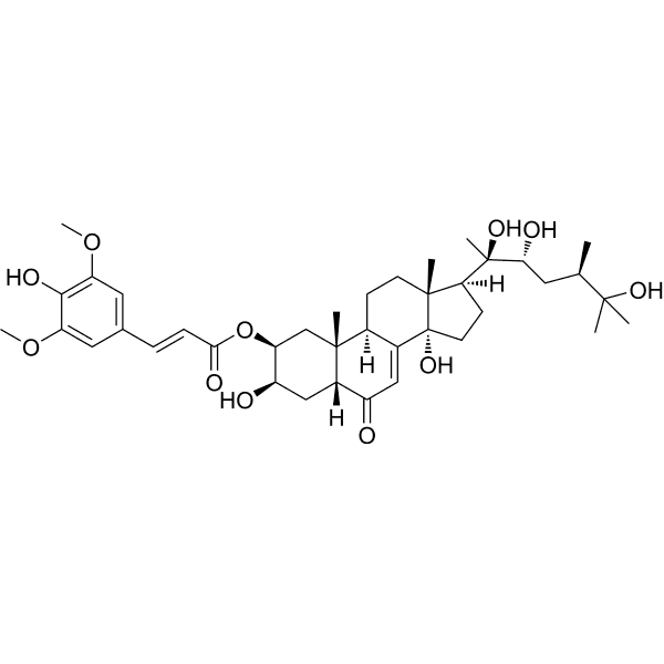 2-O-Sinapoyl makisterone A Structure