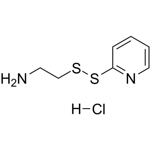 2-(Pyridyldithio)ethylamine hydrochloride Structure
