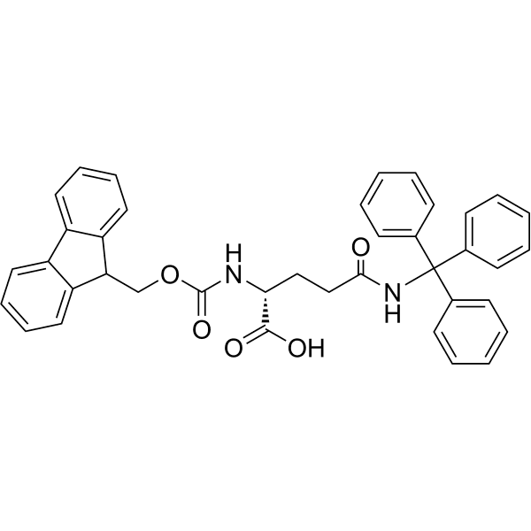 Fmoc-D-Gln(Trt)-OH Structure