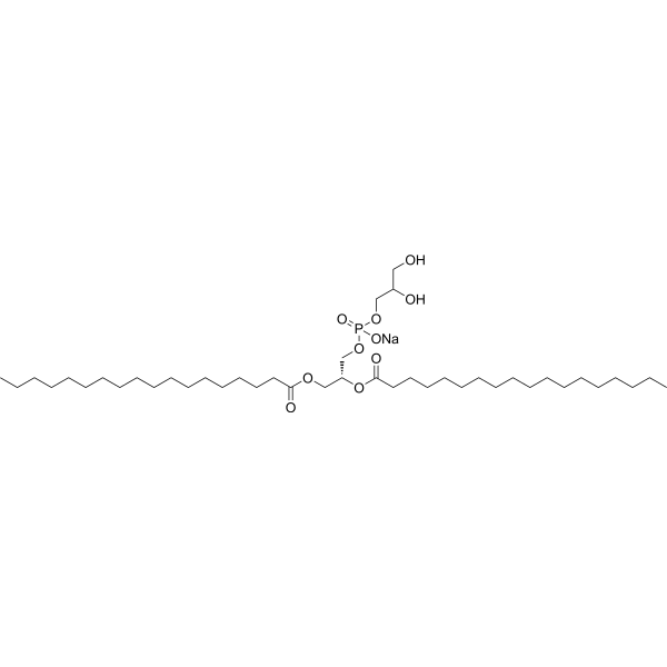 1,2-Distearoyl-sn-Glycero-3-Phosphatidylglycerol sodium Structure