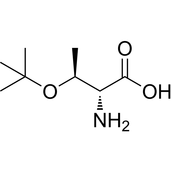H-D-Thr(tBu)-OH Structure