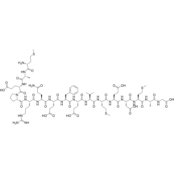 Tau Peptide (1-16) (human) Structure