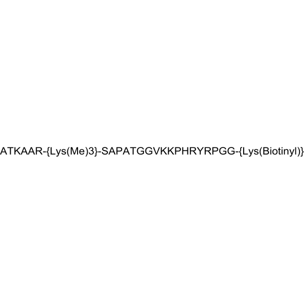 (Lys(Me)327)-Histone H3 (21-44)-Gly-Lys(biotinyl) Structure