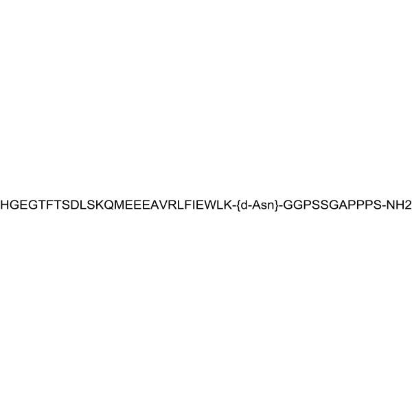 (D-Asn28)-Exenatide Structure