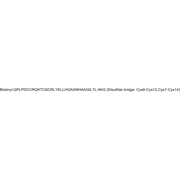 Biotinyl-(Gln1)-Orexin A (human, mouse, rat) Structure