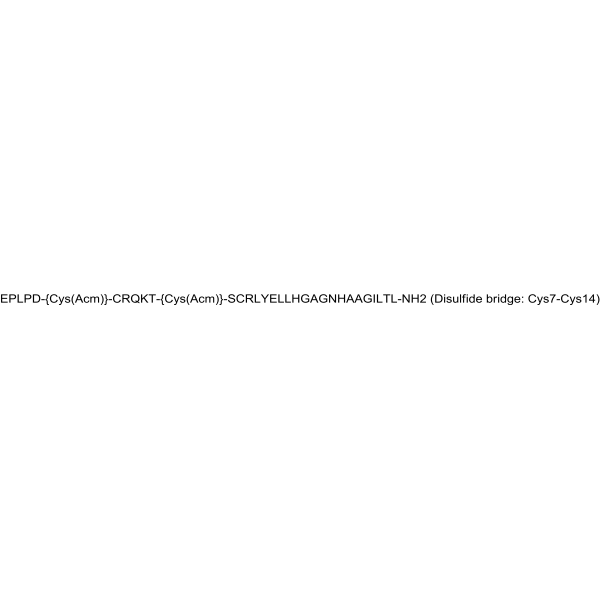 (Cys(Acm)6, 12)-Orexin A (human, mouse, rat) Structure