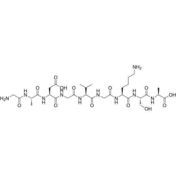 GADGVGKSA Structure