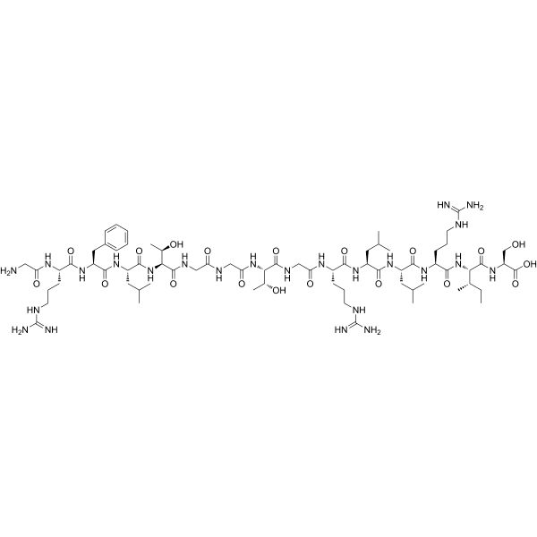 PSMA targeting peptide Structure