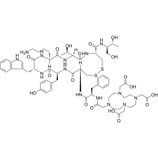 Edotreotide Structure