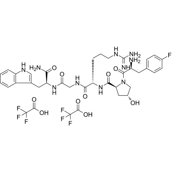 Nemifitide diTFA Structure