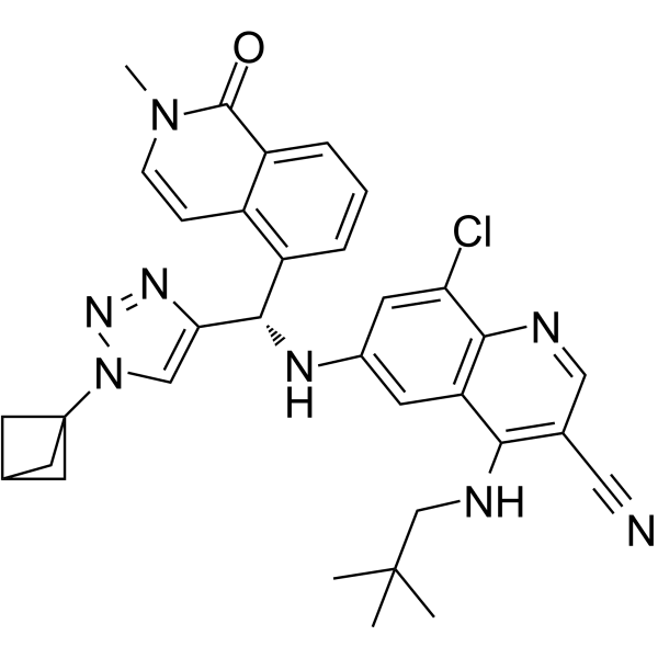 Tilpisertib Structure