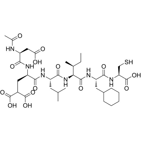 Ac-D-DGla-LI-Cha-C Structure