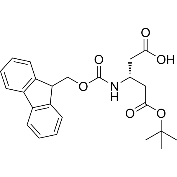 Fmoc-β-HoAsp(OtBu)-OH Structure