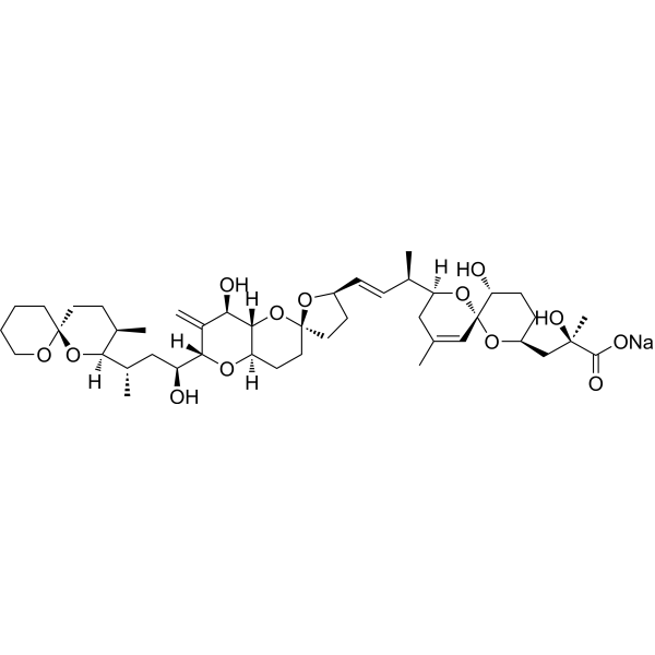 Okadaic acid sodium Structure