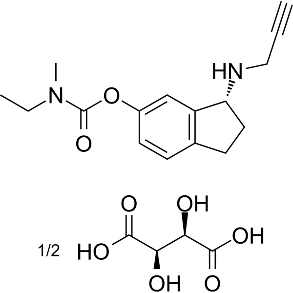 Ladostigil hemitartrate Structure