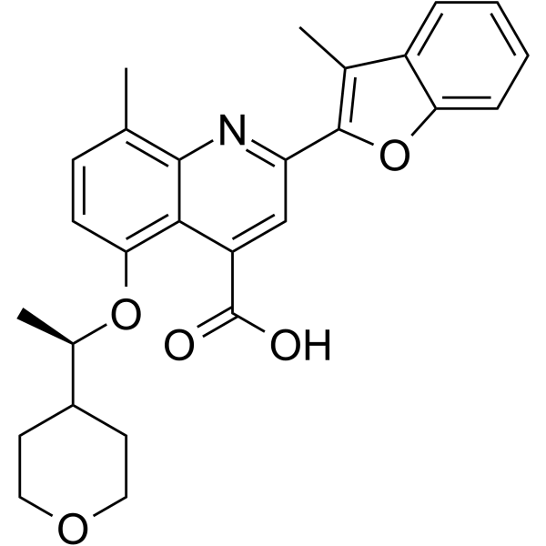 Posenacaftor Structure