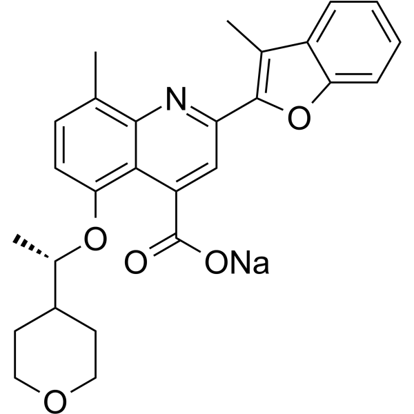 (R)-Posenacaftor sodium Structure