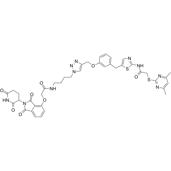 PROTAC Sirt2 Degrader-1  Structure