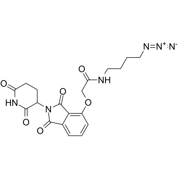 Thalidomide-O-amido-C4-N3 Structure