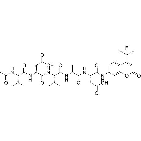 Ac-VDVAD-AFC Structure