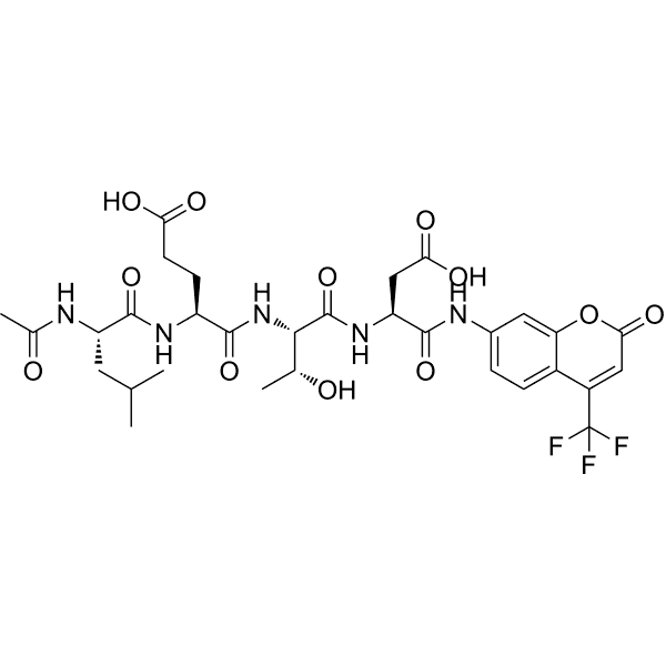 Ac-LETD-AFC Structure