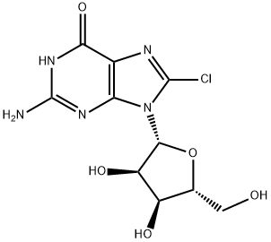 8-Chloroguanosine  Structure