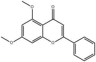 5,7-Dimethoxyflavone  Structure