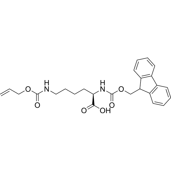 Fmoc-D-Lys(Aloc)-OH Structure