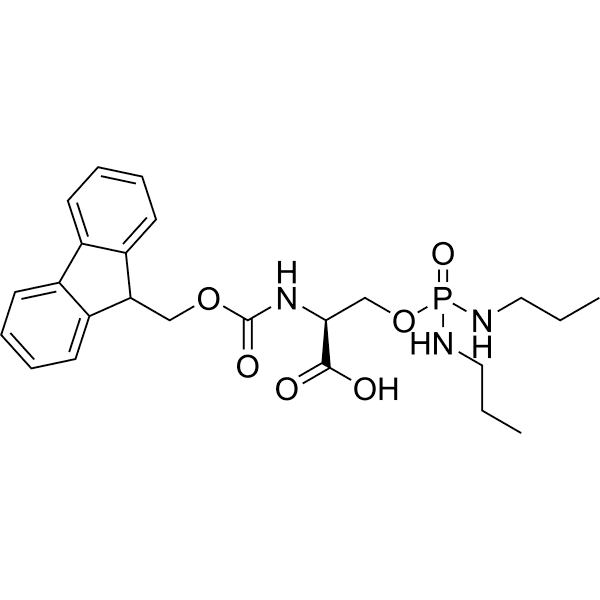 Fmoc-Ser(PO(NHPr)2)-OH Structure