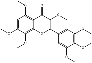 3,5,7,8,3',4',5'-Heptamethoxyflavone Structure