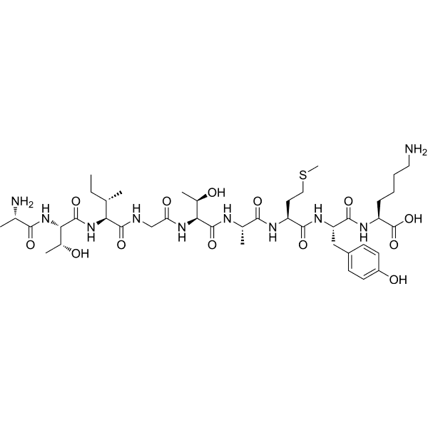 Epstein-barr virus BRLF1 (134-142) Structure