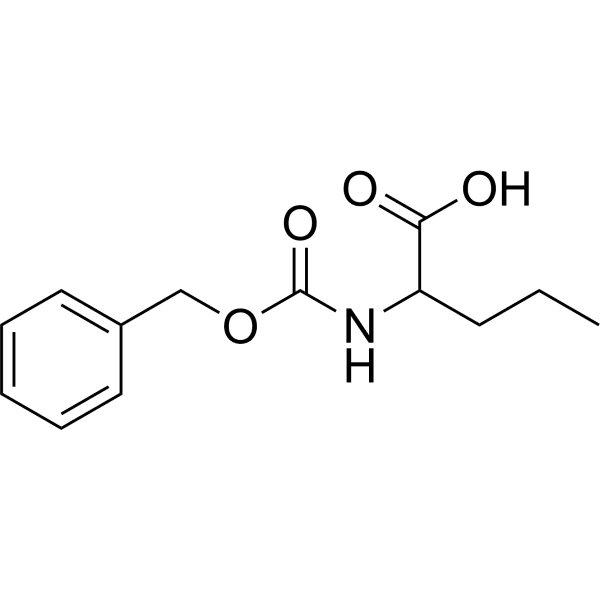 N-Carbobenzoxy-DL-norvaline Structure