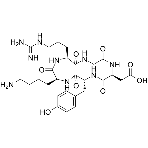 Cyclo(RGDyK) Structure