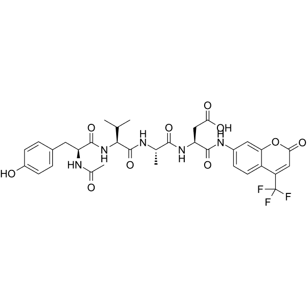 Ac-YVAD-AFC Structure