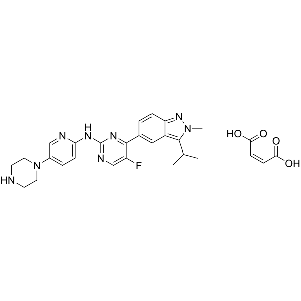 Culmerciclib maleate Structure