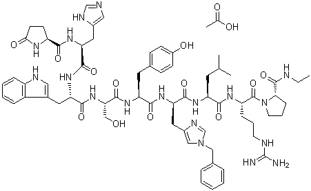 Histrelin acetate Structure