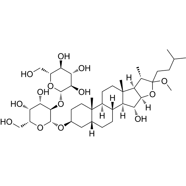 Anemarrhenasaponin Ia Structure