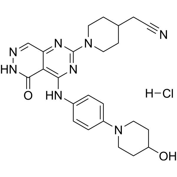 Gusacitinib hydrochloride Structure