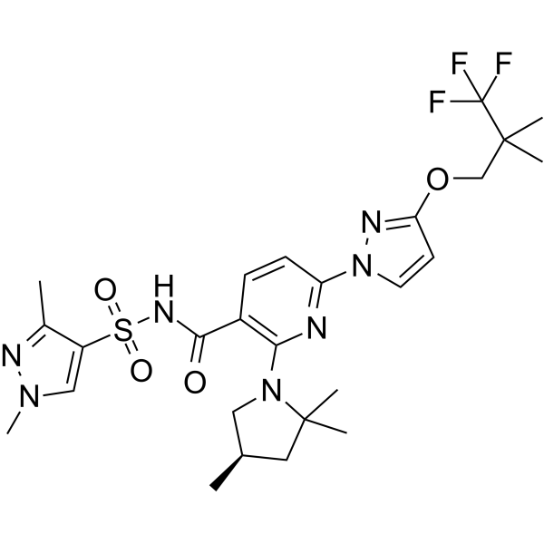 (R)-Elexacaftor Structure