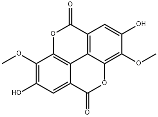3,8-Di-O-methylellagic acid Structure