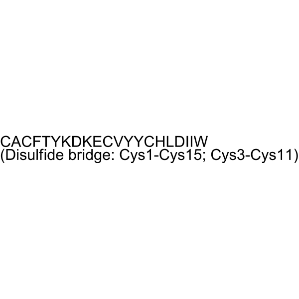 [Ala2] Endothelin-3, human Structure