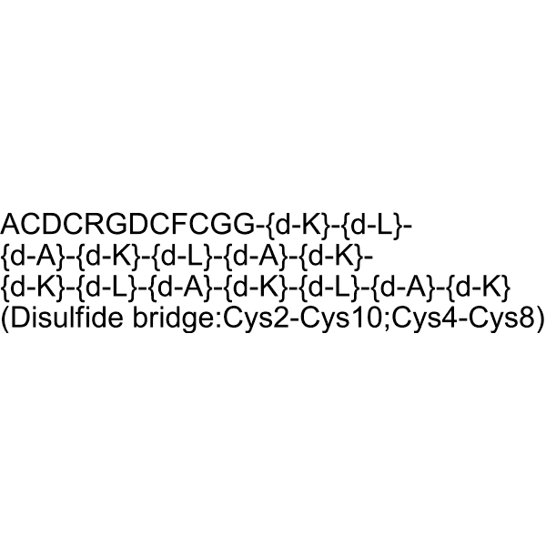 RGD-targeted Proapoptotic Peptide Structure