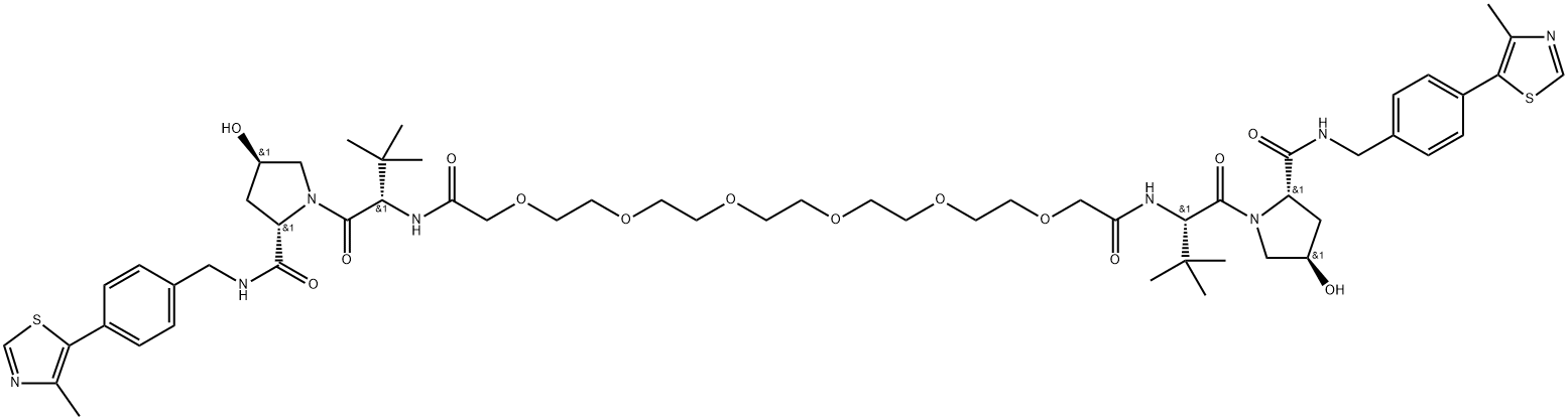 Homo-PROTAC pVHL30 degrader 1 Structure