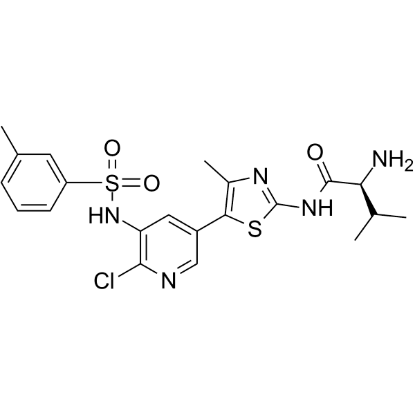 CHMFL-PI3KD-317  Structure